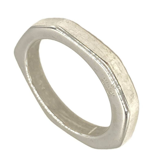 Gucci Octagon Ring Approx 125 Size Sv925 48g Silver Unisex
