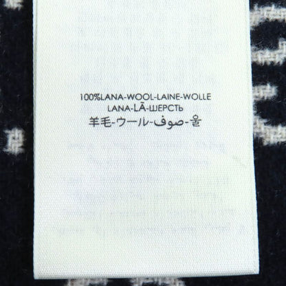 Gucci 597527) Wool 100 Checked GG Pattern Reversible Scarf Scarf With Fringe