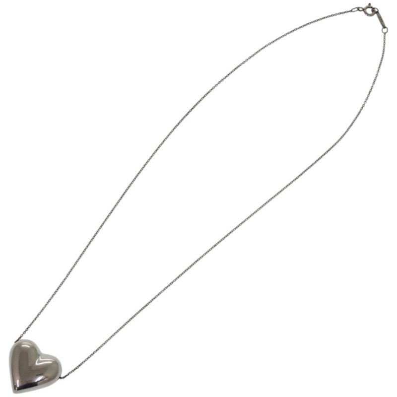 Tiffany & Co Pinching Heart 925 Silver Necklace 1858 Tiffany & Co