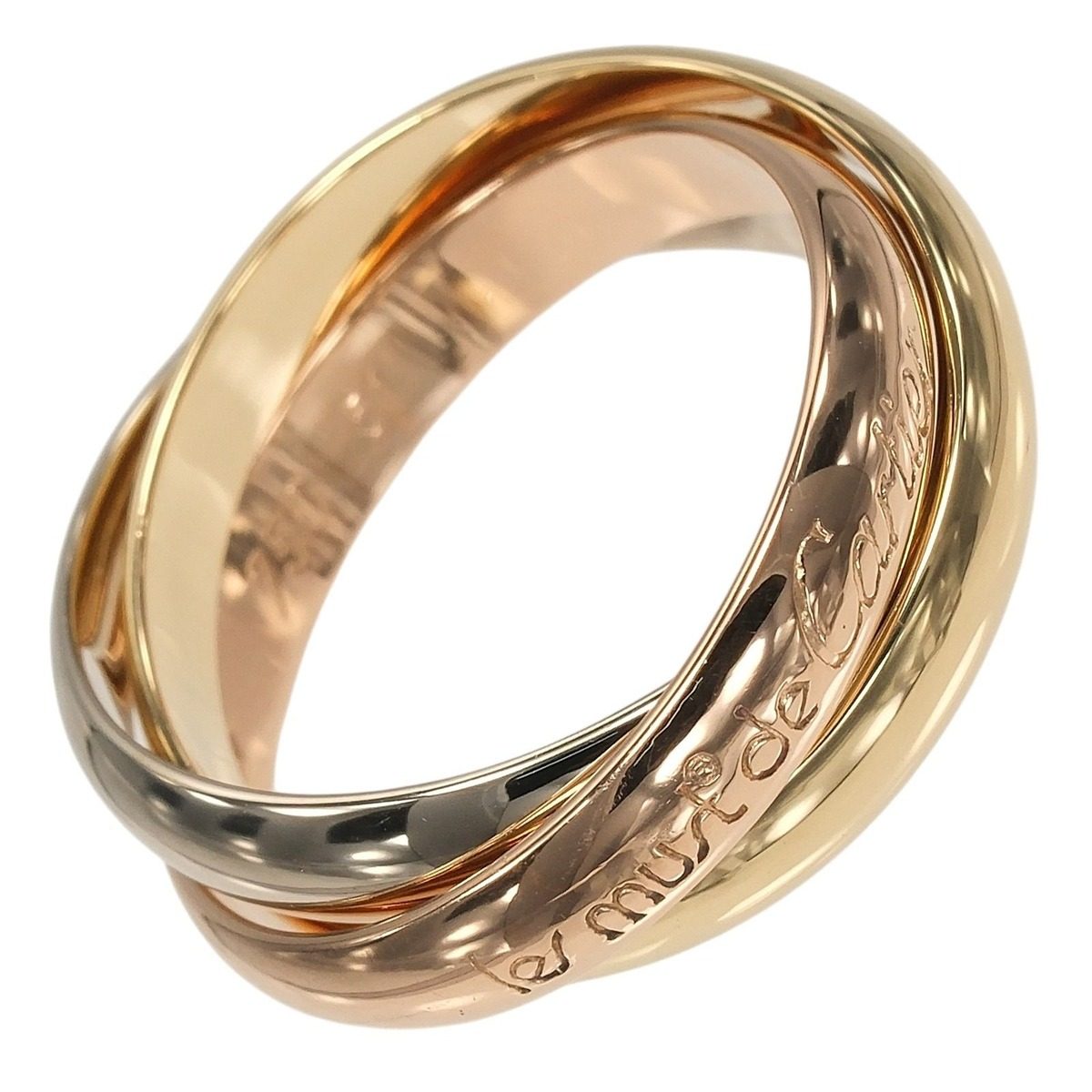 Cartier Trinity mm Band 18k Gold Ring