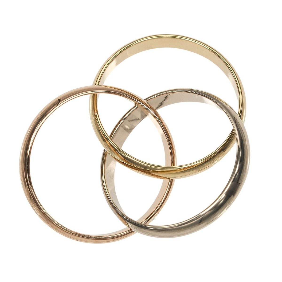 Cartier Trinity mm Band 18k Gold Ring — view 6