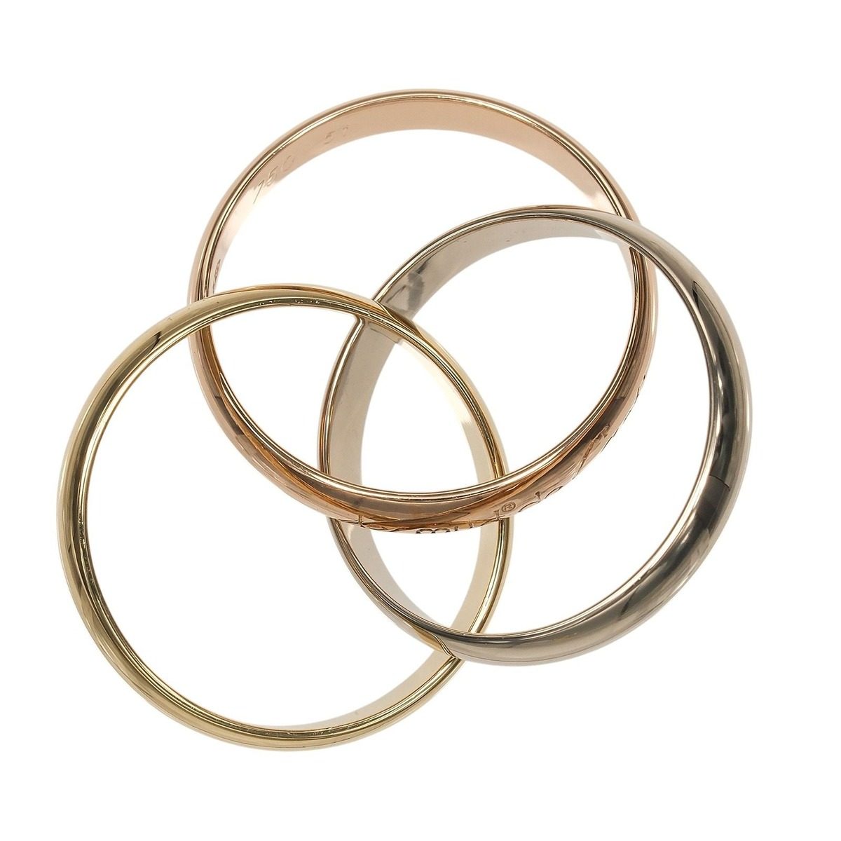 Cartier Trinity mm Band 18k Gold Ring — view 7
