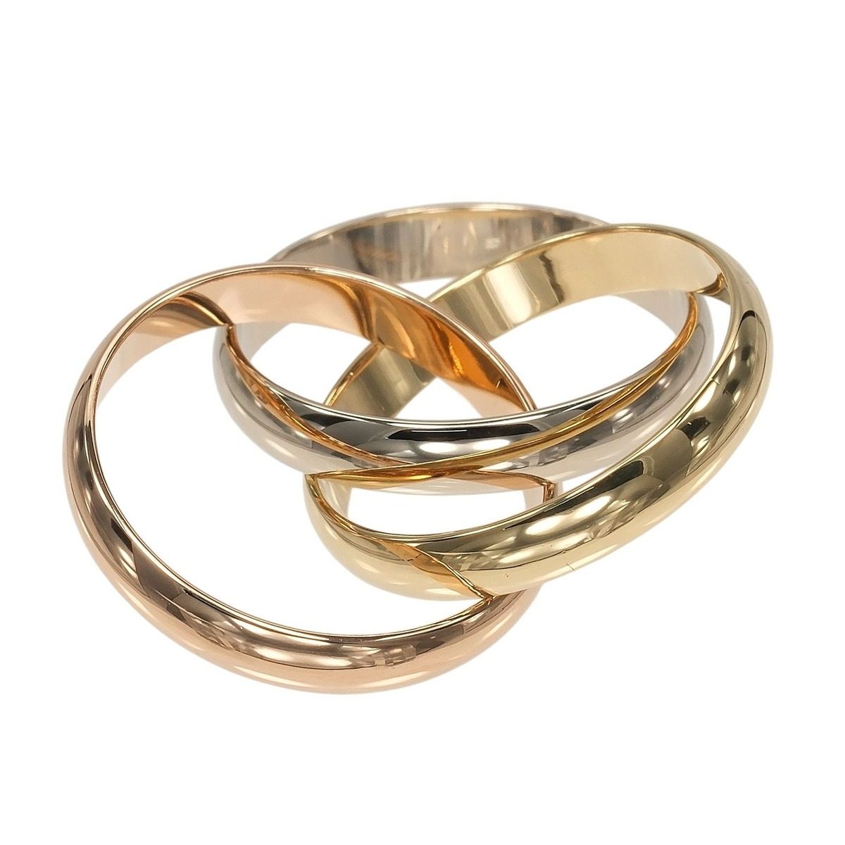 Cartier Trinity mm Band 18k Gold Ring — view 9