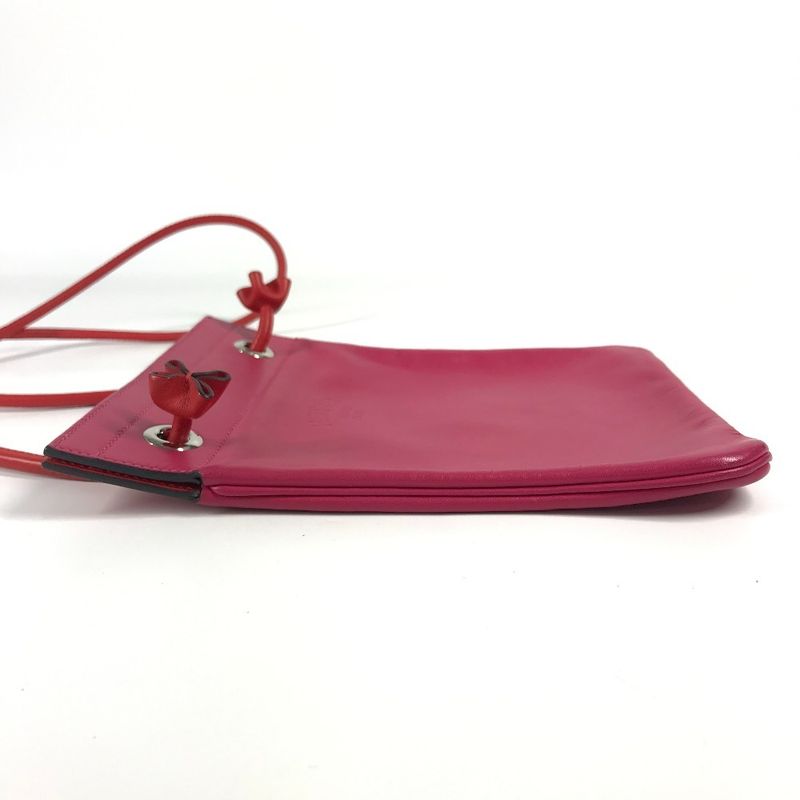 Hermes Shoulder Bag Sac Aline Mini Leather Pink