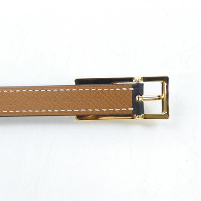 Hermes Lucky Black 75 Brown Belt — view 3