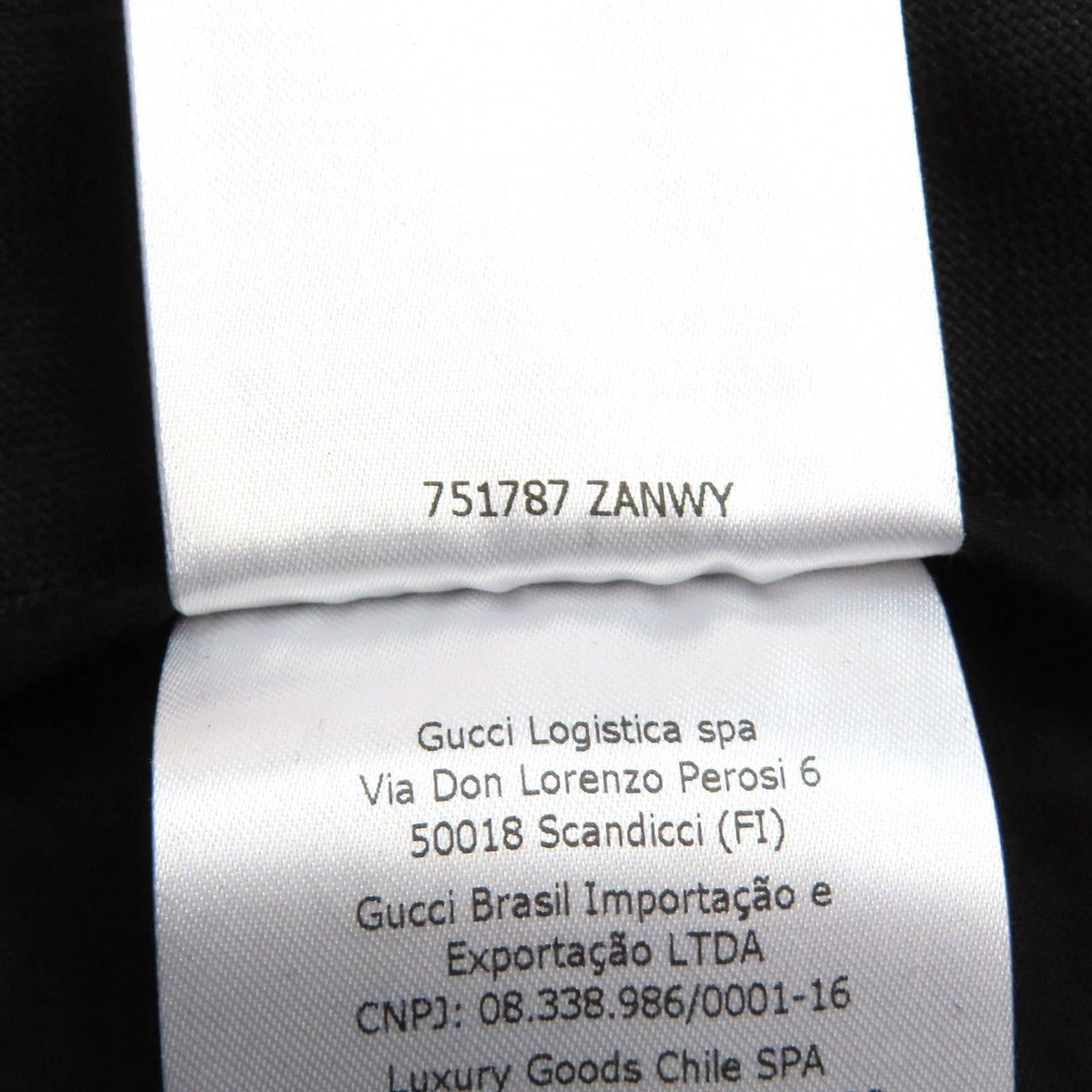 Gucci Logo Patch No Tuck Single Pants Slacks Black 44 with Hanger Made — view 14