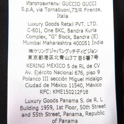 Gucci Logo Patch No Tuck Single Pants Slacks Black 44 with Hanger Made — view 15