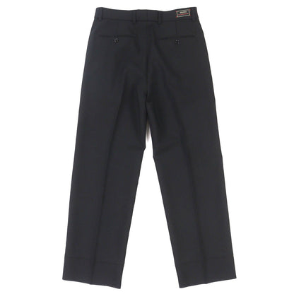 Gucci Logo Patch No Tuck Single Pants Slacks Black 44 with Hanger Made — view 2