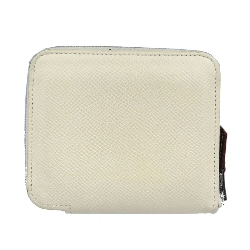 Hermes Azap Compact Silk in Veau Silver Cles Biscuit