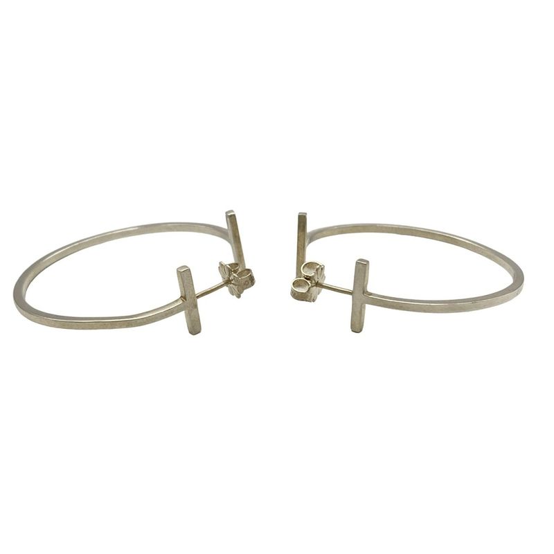 Tiffany & Co Earrings In Silver With T-wire