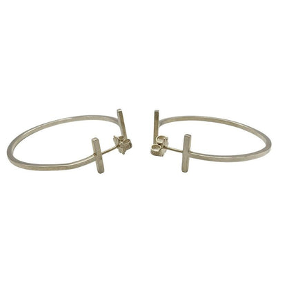 Tiffany & Co Earrings In Silver With T-wire