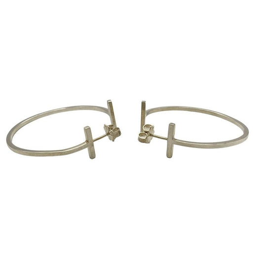 Tiffany & Co Earrings In Silver With T-wire