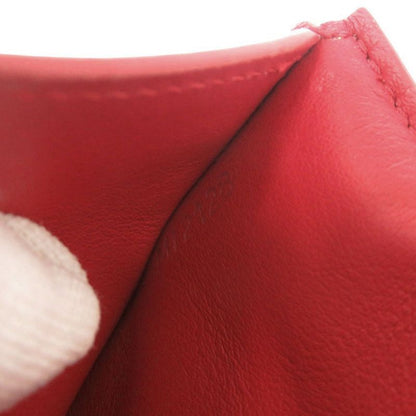 Louis Vuitton Portefeuille Capucino Compact M62158 Leather Red Trifold Wallet