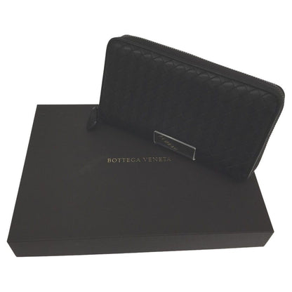 Bottega Veneta Long Wallet Round Zipper Intrecciato 275064