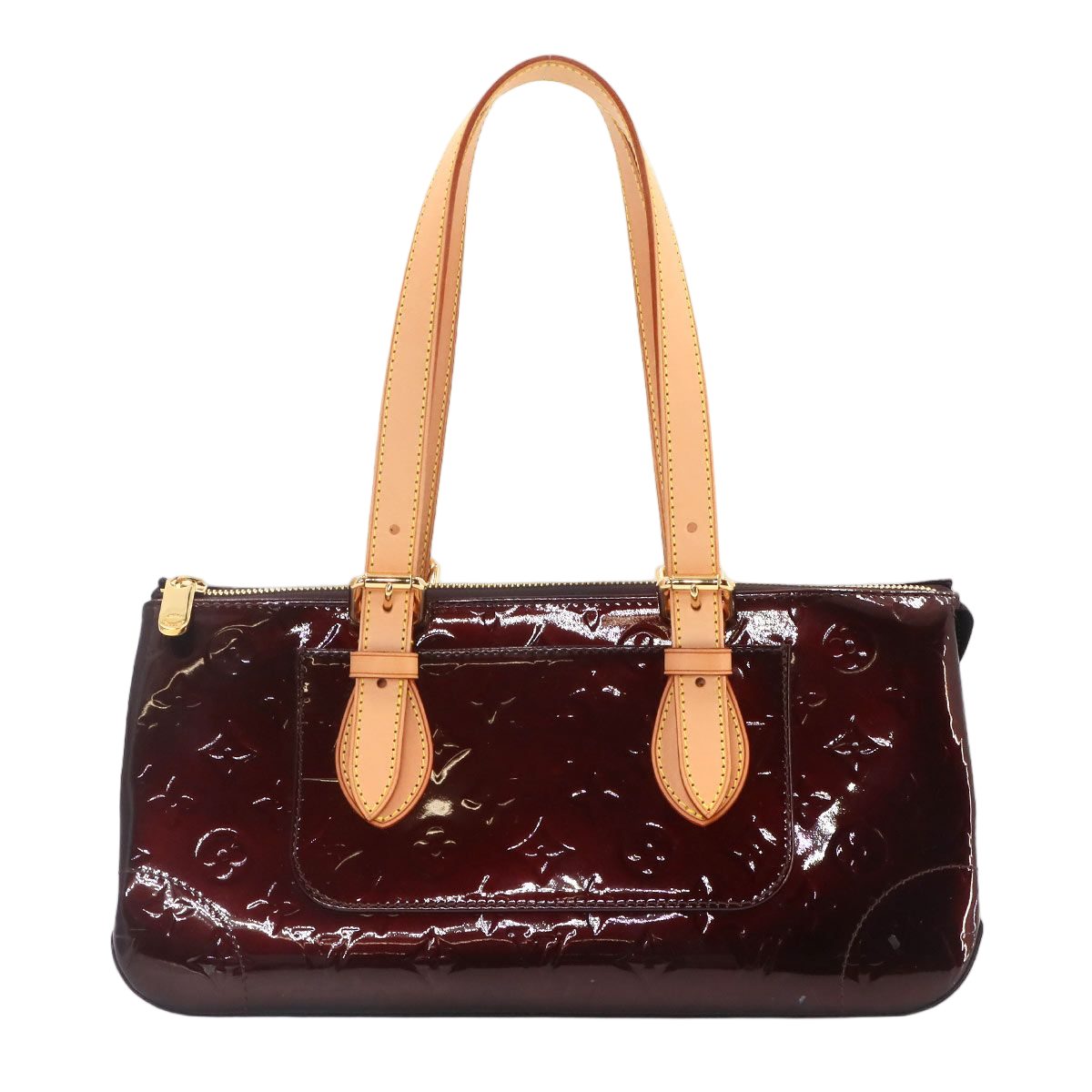 Louis Vuitton Monogram Vernis Shoulder Bag Leather Amarante