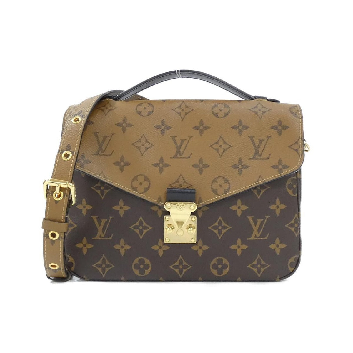 Louis Vuitton Monogram Reverse Pochette Metis MM Bag