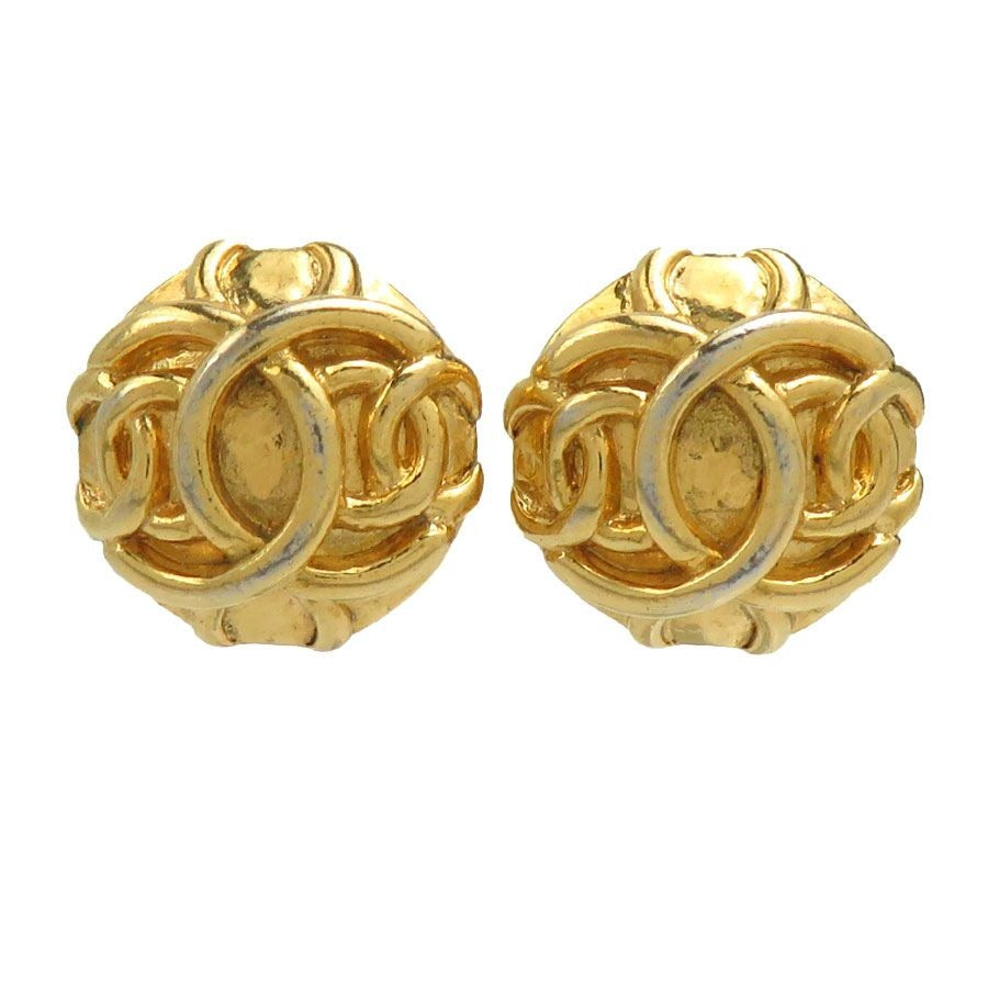 Chanel Earrings CC Logo