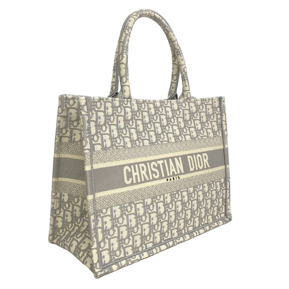 Dior Tote Trotter Book Canvas Gray — view 2