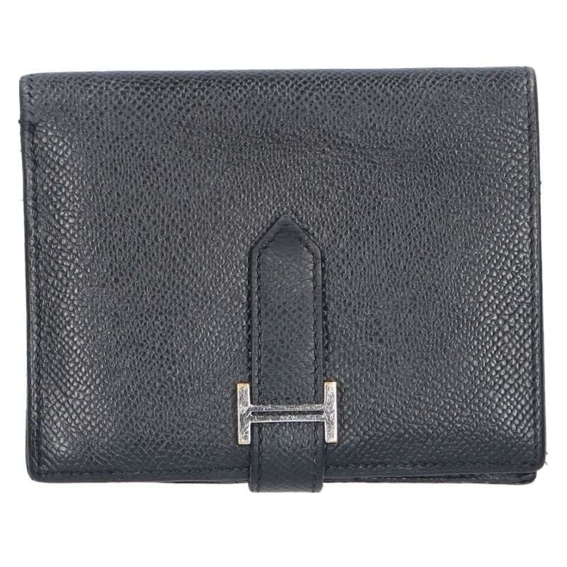 Hermes Bearn Compact Bifold Leather Wallet