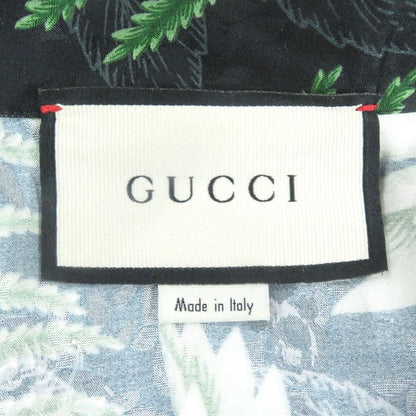 Gucci 624524/619073 Silk-blend Short-sleeved Aloha Shirt And Shorts Set-up