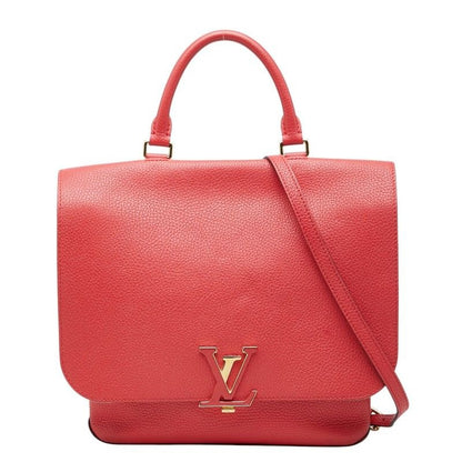 Louis Vuitton Parnassea Volta 2-Way Shoulder Bag Poppy Petal Pink Leather