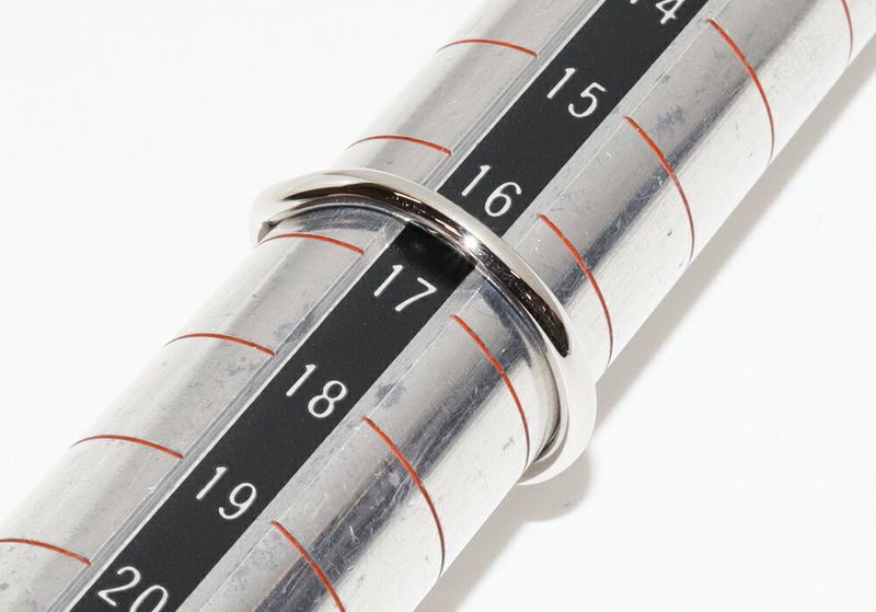 Tiffany & Co Ring Pt950 Curved Band Ring Width 2mm (008in)