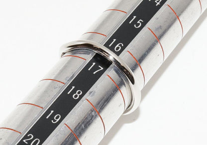 Tiffany & Co Ring Pt950 Curved Band Ring Width 2mm (008in)