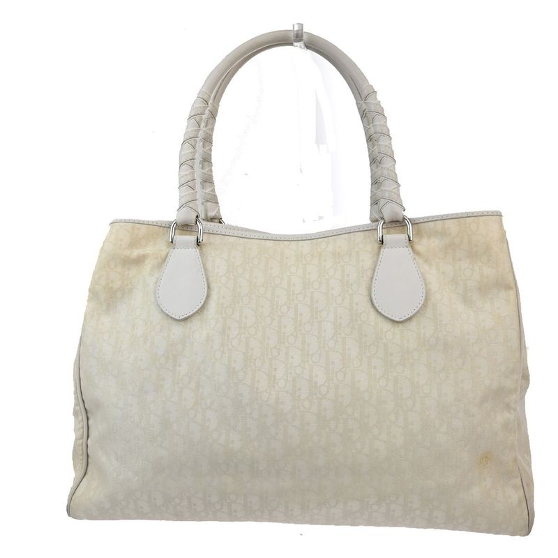 Christian DIOR Shoulder Bag Trotter Off White 73fa468