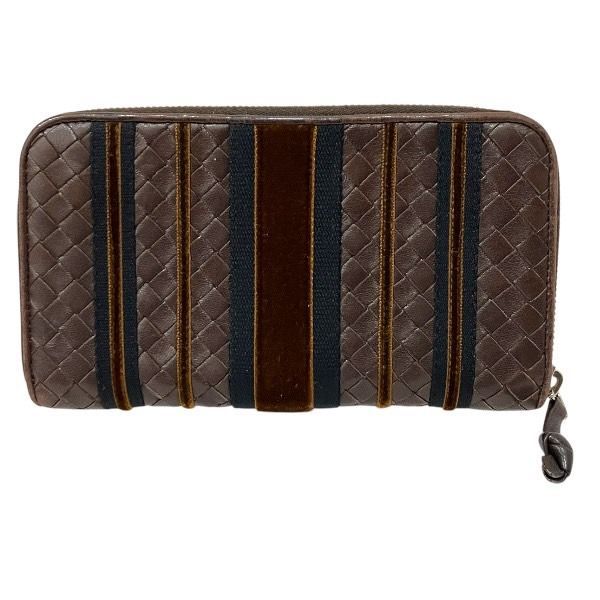 Bottega Veneta 114076-v3881-2040 Round Zipper Long Wallet Unisex