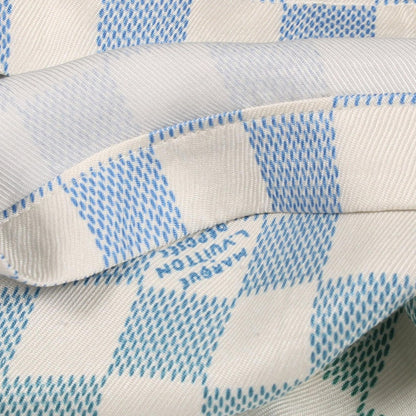 Louis Vuitton Pants Damier Gradient Printed Silk Shorts Shc — view 10