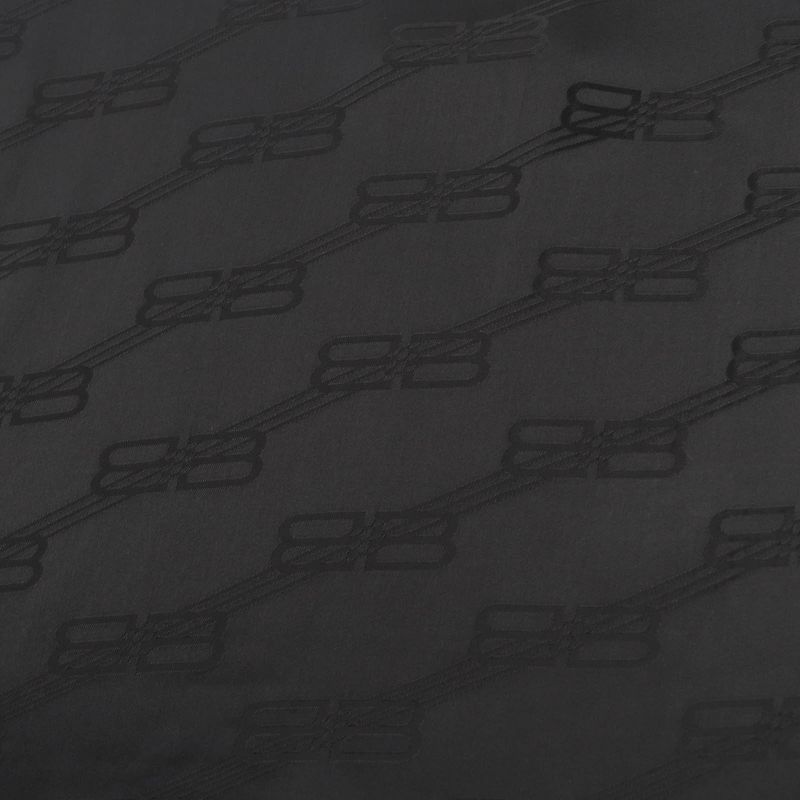 Balenciaga 23SS 746254 BB Logo Design Sleeveless Dress Black 36 Made In France