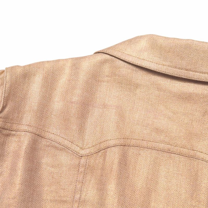 Chanel Tailored Jacket Size 42 05P CC Coco Mark Button Linen And Silk Single