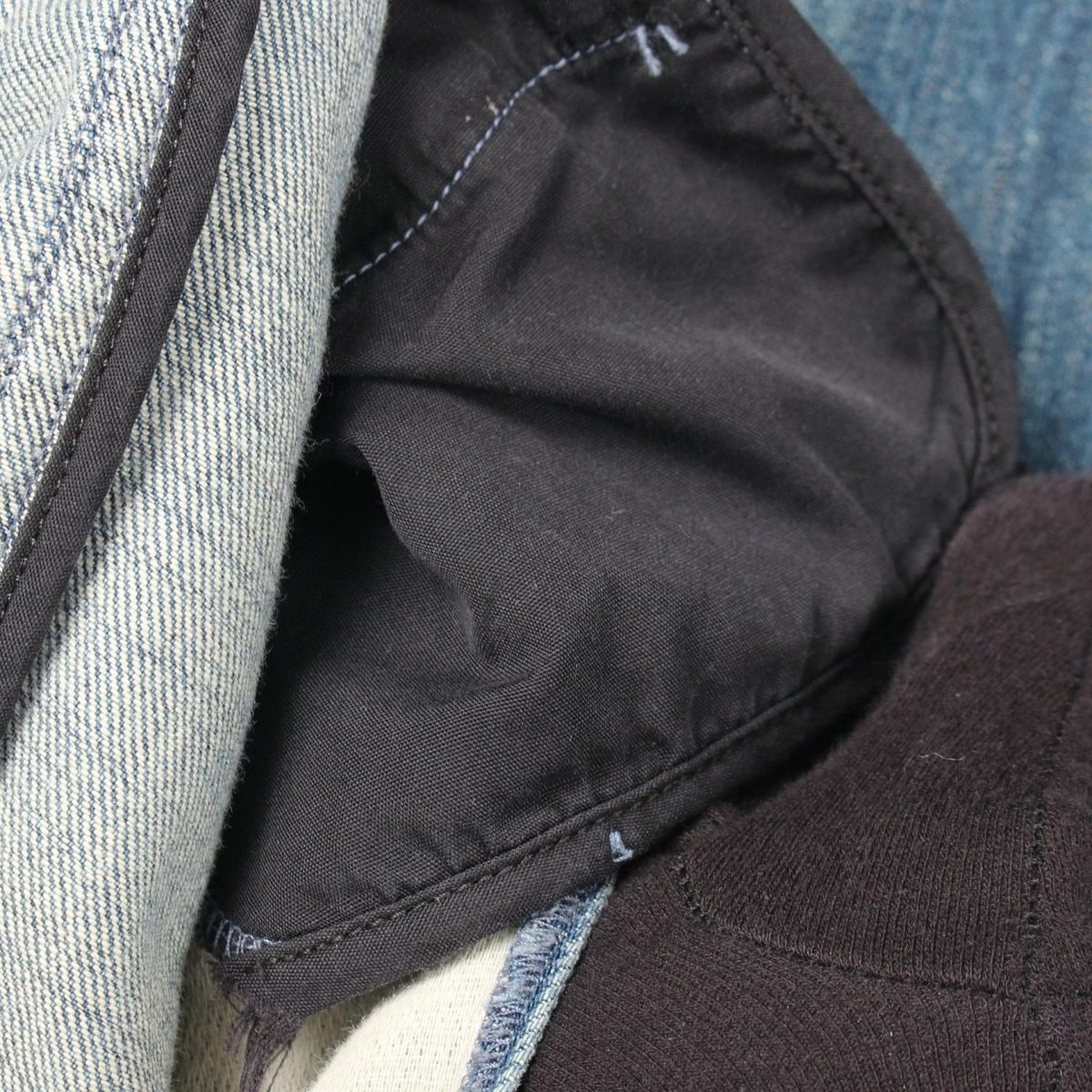Chanel Denim Coat CC Logo Button — view 10