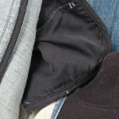 Chanel Denim Coat CC Logo Button — view 10