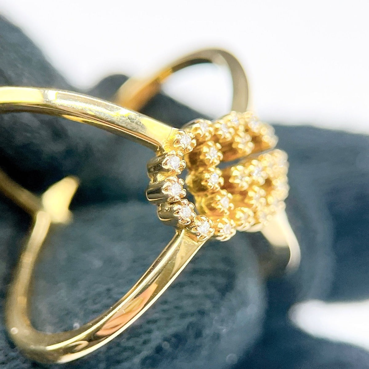 Gucci Running Cross Yellow Gold Ring Y — view 11