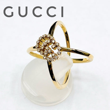 Gucci Running Cross Yellow Gold Ring Y