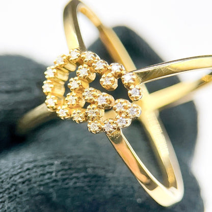 Gucci Running Cross Yellow Gold Ring Y — view 13