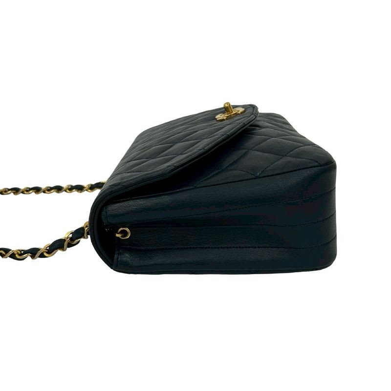 Chanel Chanel Vintage Quilted Coco Lambskin Leather Chain Shoulder Bag