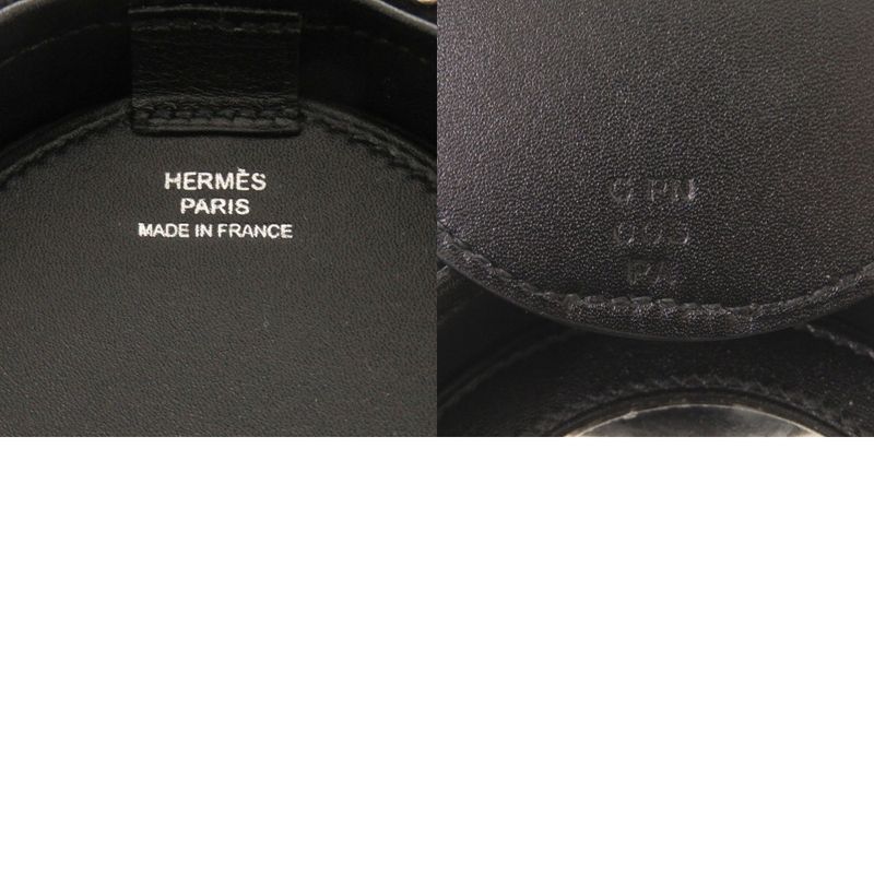 Hermes Villandry Micro Calfskin Black C Engraved (2018) Shoulder Bag Black 0251