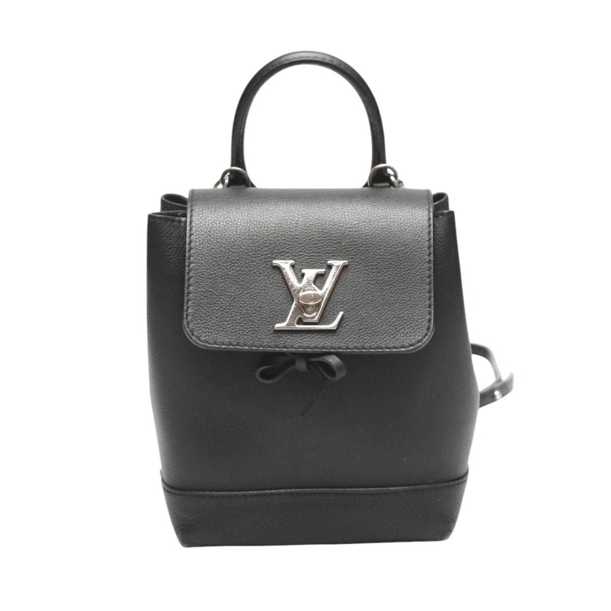 Louis Vuitton Taurillon Lock Me Bag Mini Backpack Daypack