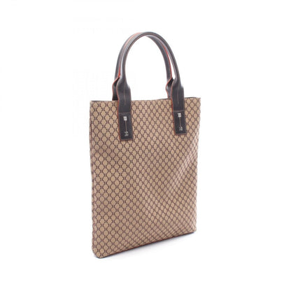 Celine Tote Macadam Brown Dark Leather — view 2