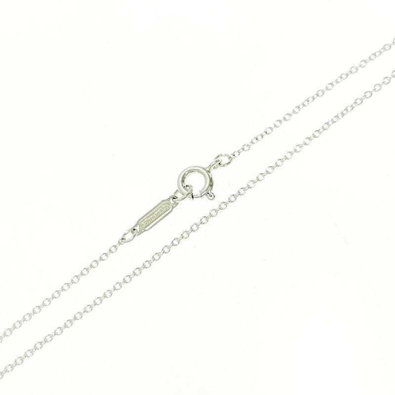 Tiffany & Co Silver Ribbon Necklace 3.0g 925 Engraved 479578 Necklace