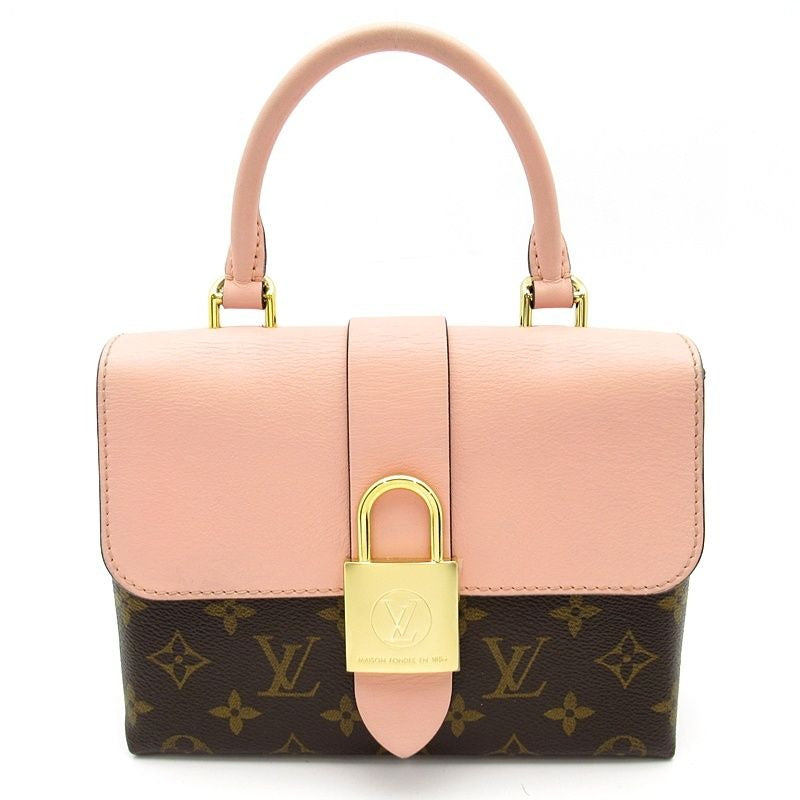 Louis Vuitton Locky BB Monogram Handbag Rose Poodle