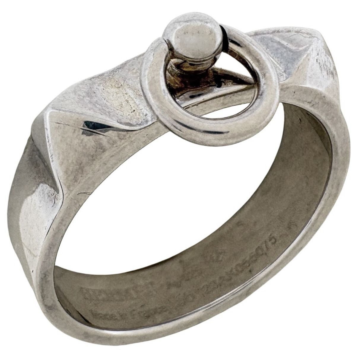 Hermes Collier de Chien Ring PM Silver