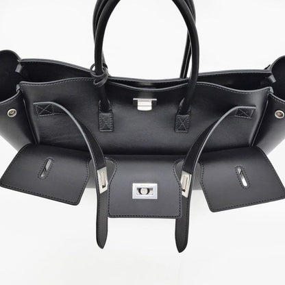 Balenciaga Bel Air Carryall Bag Small 835689 Black Hand Shoulder - 2WAY