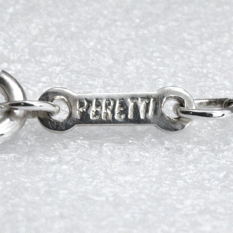 Tiffany & Co Open Teardrop Elsa Peretti 925 Silver Ladies 2.6g Necklace
