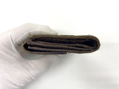 Gucci GG Canvas Leather Compact Wallet Double Fold Wallet Double Hook 112716