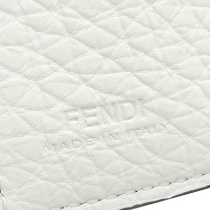 Fendi Trifold Wallet Fendi Roma Compact Wallet Leather White Gold Hardware Mini