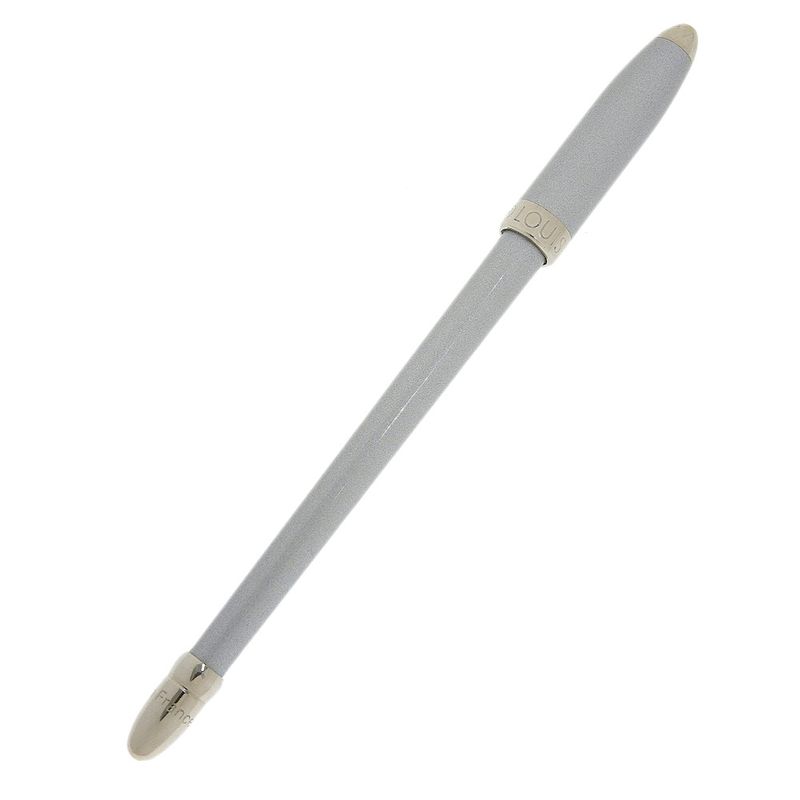 Louis Vuitton Stiloa Genda Silver Compact Ballpoint Pen Men Women Business
