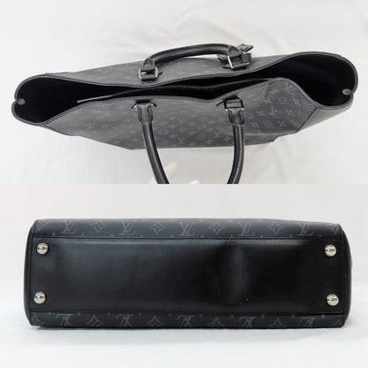 Louis Vuitton Grand Sac M44733 Monogram Eclipse Tote Bag Black Gray -